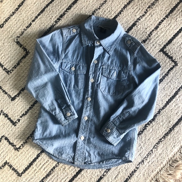 Baby Gap boys button down shirt - Picture 1 of 5